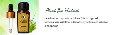 Organic Harvest Vetiver Essential Oil, Removes Scars & Dark Spots ...