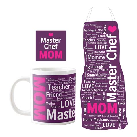 TheYaYaCafe® Master Chef Super Mom Gift Hamper – Includes Apron ...