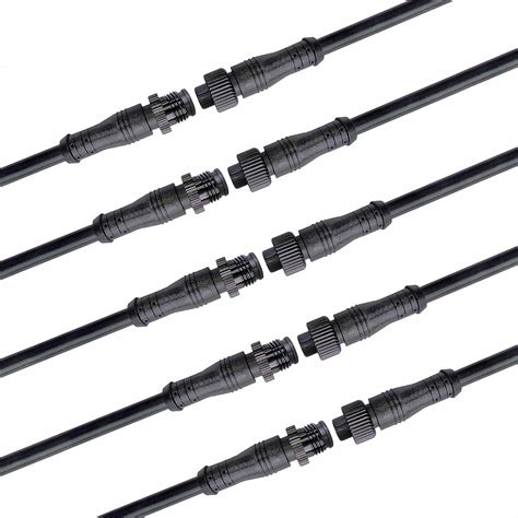 WOODGUILIN 3 Pin Electrical Connector,3 Core Outdoor LED India | Ubuy