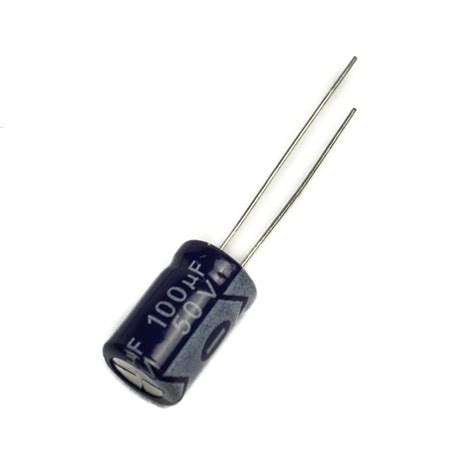 100uF 50V Electrolytic Capacitor – Indian Hobby Center