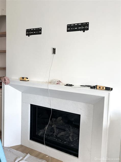 How To Mount A Tv Above A Wood Burning Fireplace at Randall Harden blog