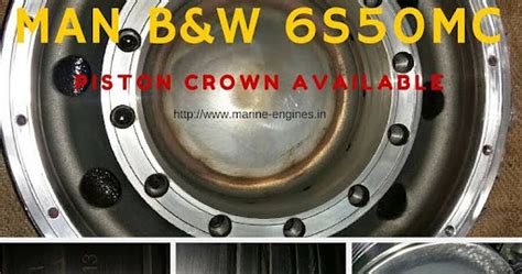 MAN B&W 6S50MC Spares Supplier | Ship Machinery | Used Recondition