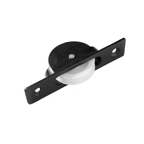 SEMI CONCEALED CAST AXLE PULLEY WITH WHITE NYLON WHEEL