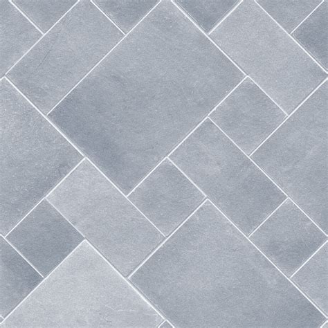Tandur Grey Indian Limestone Paving Slabs - Riven - Sawn Edge - Patio