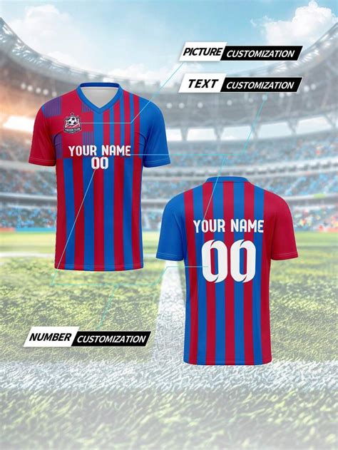 Custom Your Own Jersey, 2025 Men's Sports Team Club Training V-Neck ...