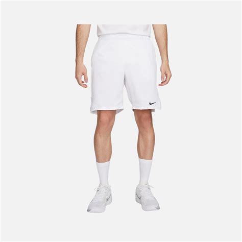 Nike Court Victory Men's Dri-FIT 23cm Tennis Shorts -White/Black – Gambol