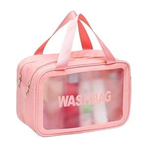 SHAMAX® Travel Toiletery Orgnizer Bag Transparent Makeup Kit Organizer ...