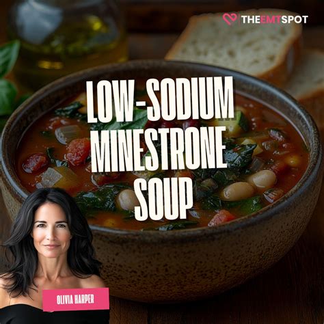 Low-Sodium Minestrone Soup Recipe | TheEMTSpot