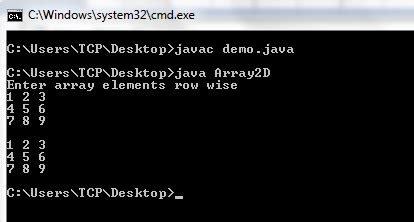 Image result for 2D J Frame Array Code On DrJava