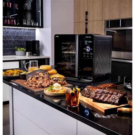 GE Profile Indoor Pellet 2.1 cubic foot 293-Sq in Black Smart Electric ...