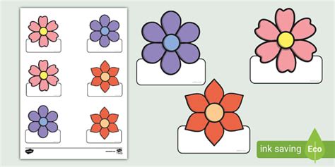Flower Name Labels (teacher made) - Twinkl