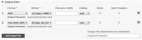 Preset — Auphonic Help 2026 documentation