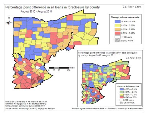 Mortgage Lending Patterns in Fourth District Communities as of August 2011