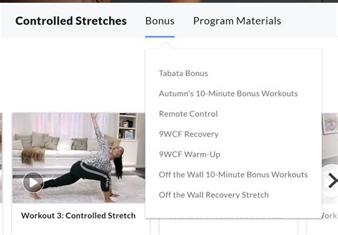 Image result for 9 Week Control Freak Workout Lengths