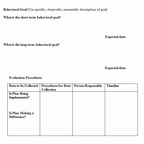 Image result for Positive Behavior Support Plan Forms