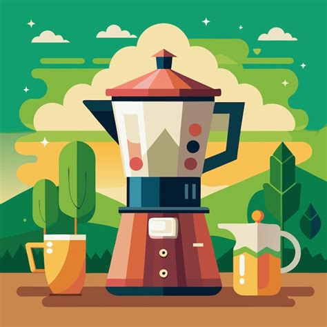 Compact portable espresso maker with a minimalist design | Premium AI ...