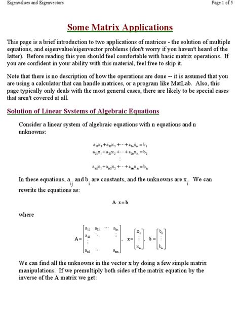 Image result for Eigenvector in MATLAB