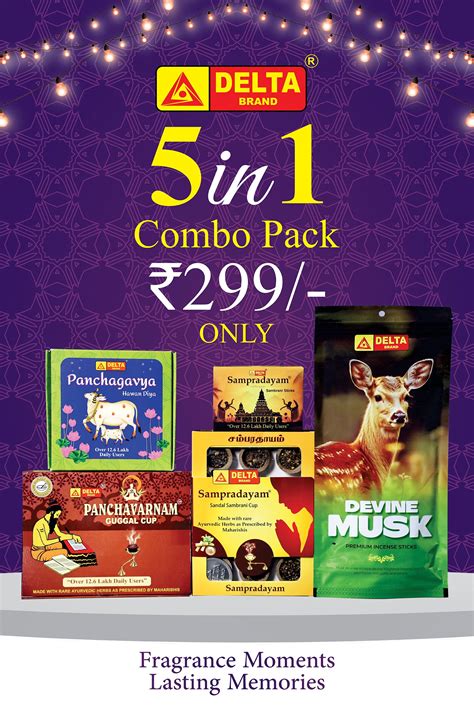 Delta Brand 5-in-1 Combo Packs @299