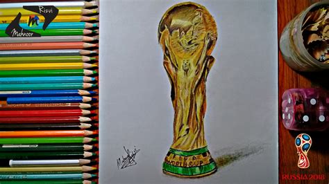 World Cup Trophy Drawing 的图像结果