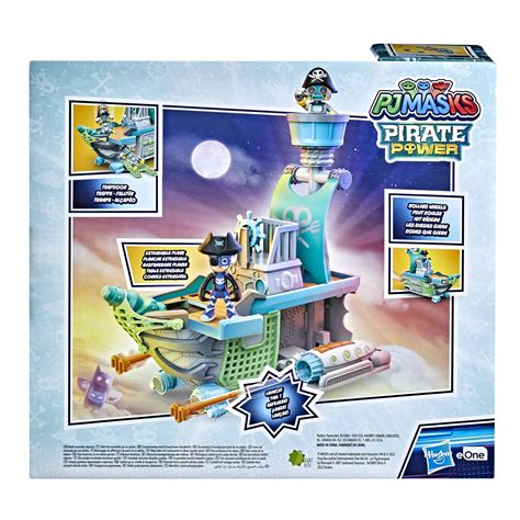 Buy PJ Masks Sky Pirate Battleship Preschool Playset with 2 Action ...