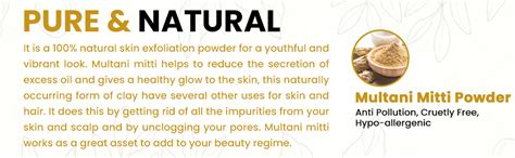 Elecious 100% Natural Multani Mitti powder for Exfoliating, Soothing ...