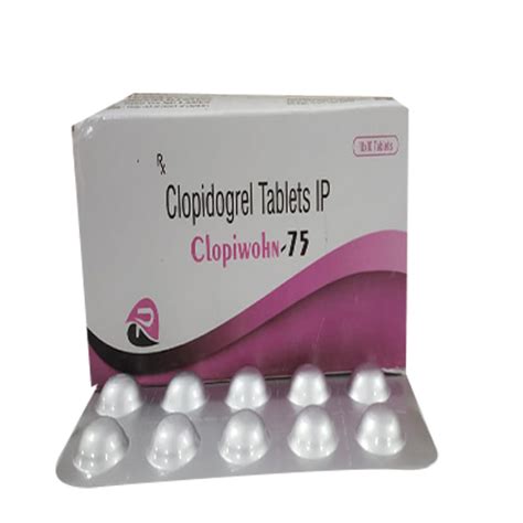CLOPIWOHN-75 Tablets RIYADH PHARMACEUTICALS