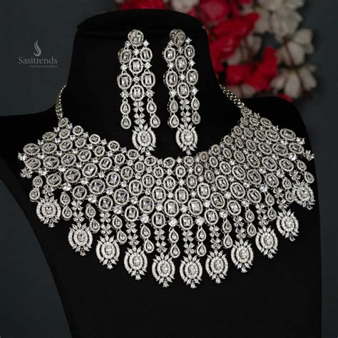 Necklace Set - Buy Online Gold Plated, AD, German Silver Necklace ...