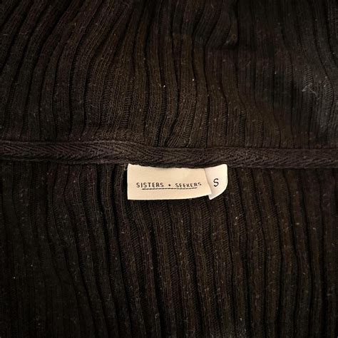 Sisters & Seekers Women's Black Hoodie | Depop