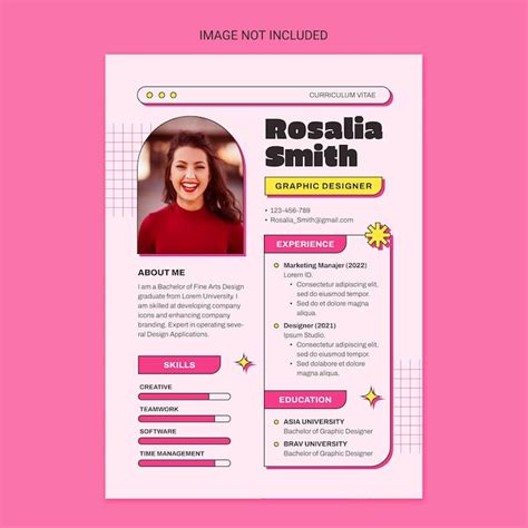Curriculum vitae color pastel PSD, High Quality Free PSD Templates for ...