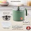 AGARO Regency Multi Cook Kettle With Steamer, 1.2L Inner Pot, Double ...