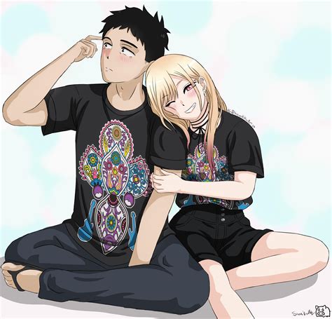 Wakana Gojo and Marin Kitagawa : r/AnimeART