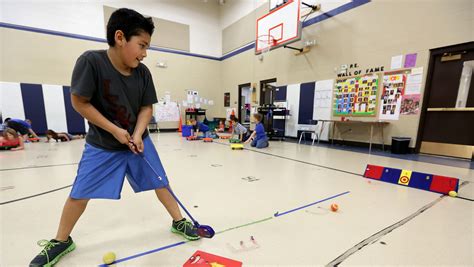 Elementary School Gym Class