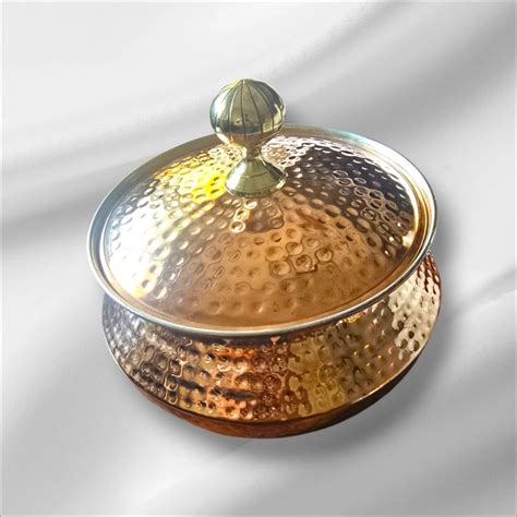 Copper Cooking Biryani Handi with Kalai Lining – 3.5L Traditional Cookware