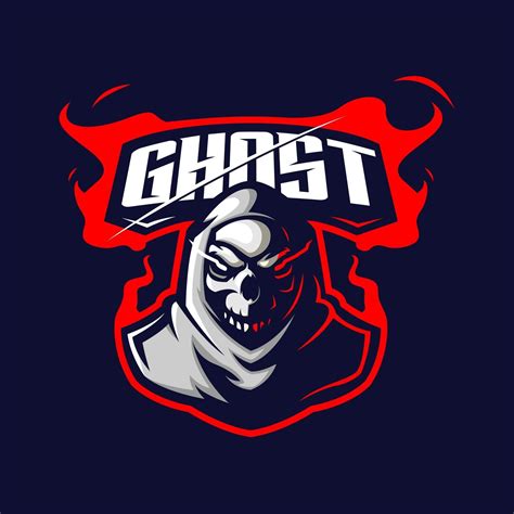 Ghost spooky logo 2534525 Vector Art at Vecteezy
