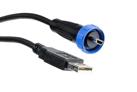 PX0441/2M00 Bulgin | Bulgin USB 2.0, Male Mini USB B to Male USB A, 2m ...