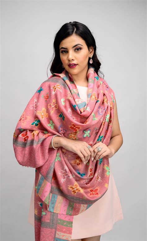 Star kalamkari Embroidery Shawl – The Shawl Studio