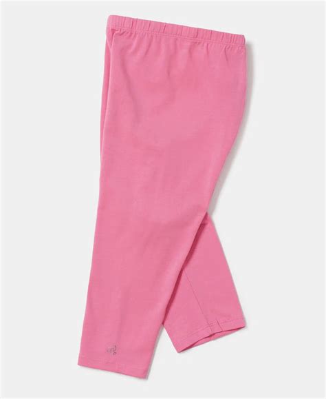Buy Girl's Super Combed Cotton Elastane Capri - Pink Carnation AG18 ...