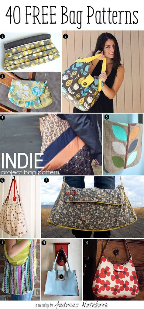 Image result for Bag Patterns Free Printable