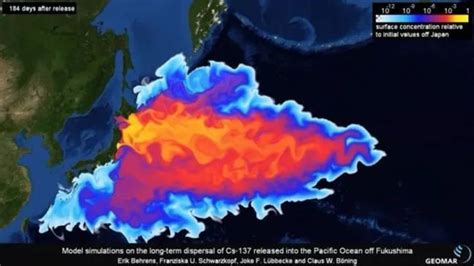 福岛核废水入海后果曝光！专家模拟出扩散面积，美国这时却犹豫了_腾讯新闻