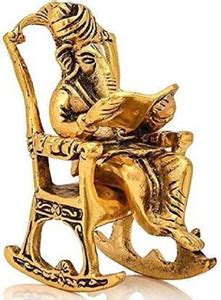 Priscilla Lord Chair Ganesha Reading Ramayana Statue Hindu God Ganesh ...