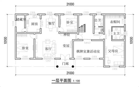 10x16米房屋设计图,1611米别墅图,1610米农村房屋图_大山谷图库