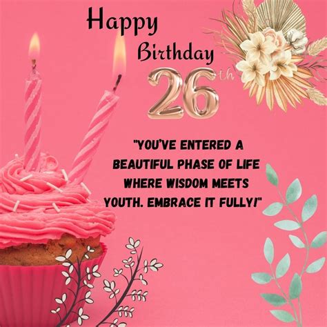 250+ Happy 26th Birthday Wishes, Quotes with Images - Wishonbrithday