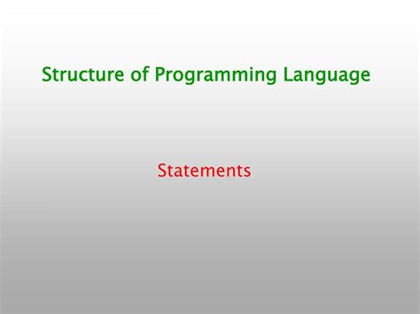 Structure of Programming Language 的图像结果