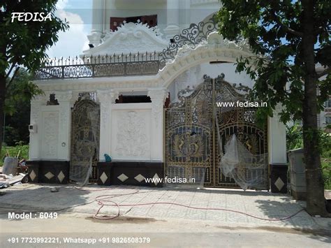 Glass Parapet Design Metal Grill Gate Railing Tiles Design