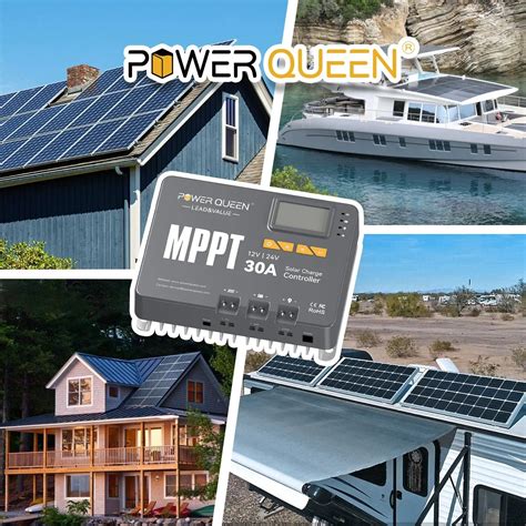 Power Queen 12/24V 30 Amp MPPT Solar Charge Controller - Power Queen US