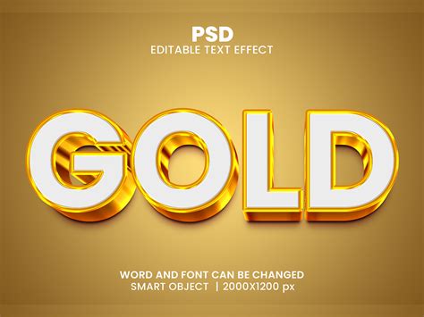 3d Text Logo Psd