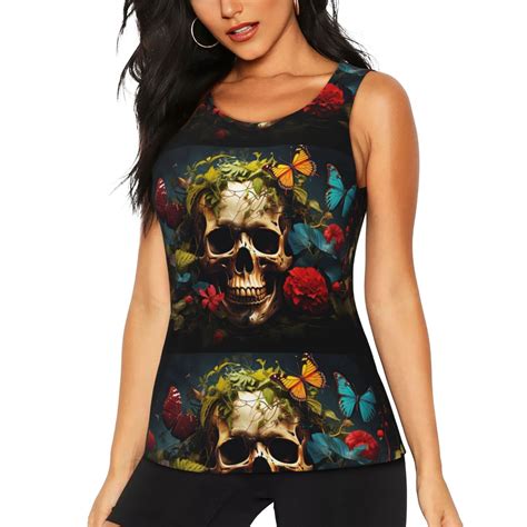 Cauagu Butterfly Flower Plant Skull 标题-Medium - Walmart.com