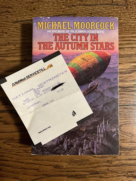 Bought this book on eBay. Came with an ATM receipt from 1987 for a ...