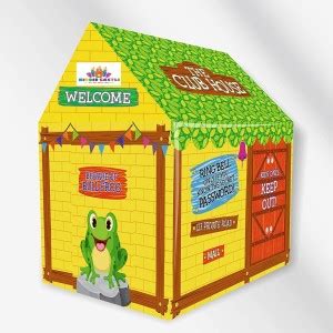 Kiddie Castle The Club House Play Tent with LED Light - The Club House ...