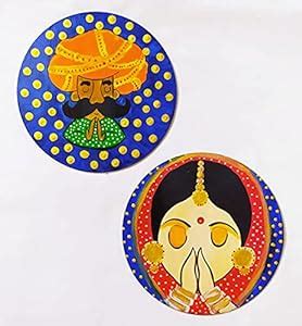 Decorative Wall Plate/Rajasthani Wall Plate/Hand Painted Wall Plate ...